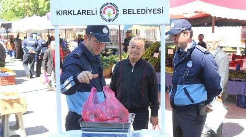 Kırklareli Belediyesi'nden Vatandaşlara Tartı Hizmeti
