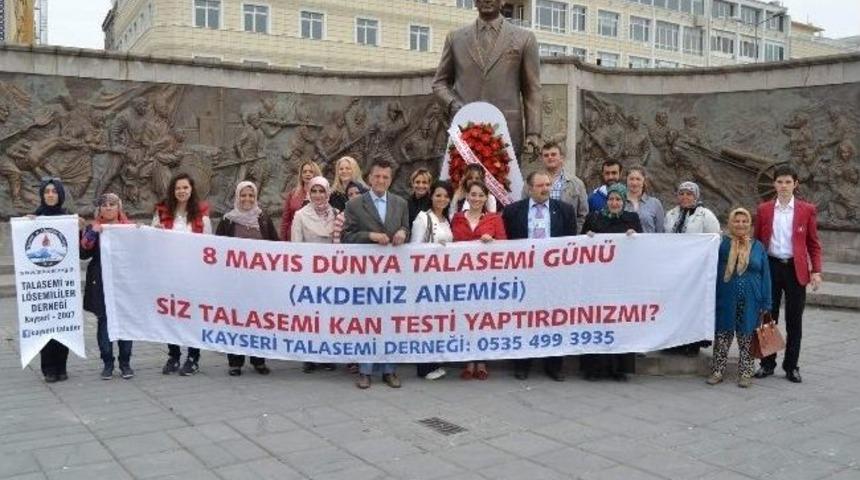 Kayseri'de D&uuml;nya Talasemi G&uuml;n&uuml; Kutlandı