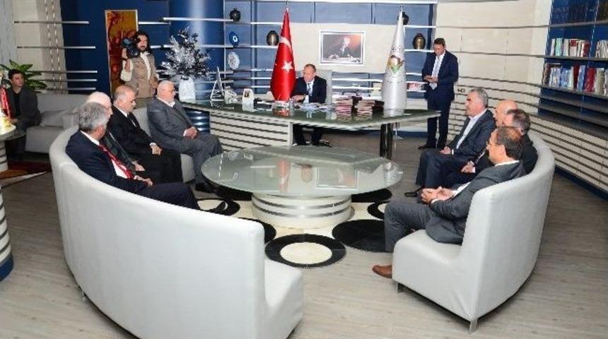 Başkan Keleş&rsquo;e Tanıtma Ve Kalkınma Vakfı&rsquo;ndan Ziyaret