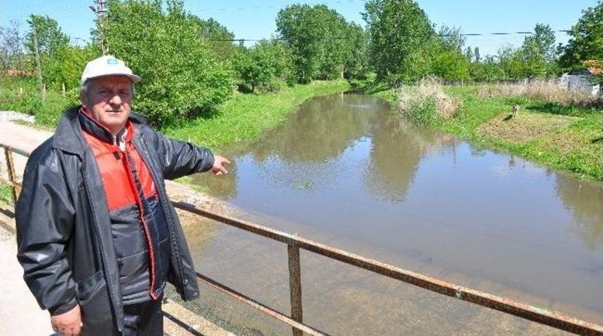 Kırklareli'de Dereye Bırakılan Atıklar K&ouml;y Halkını Tedirgin Ediyor