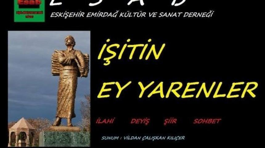 Esab 'yunus Emre Etkinliği' D&uuml;zenlenecek