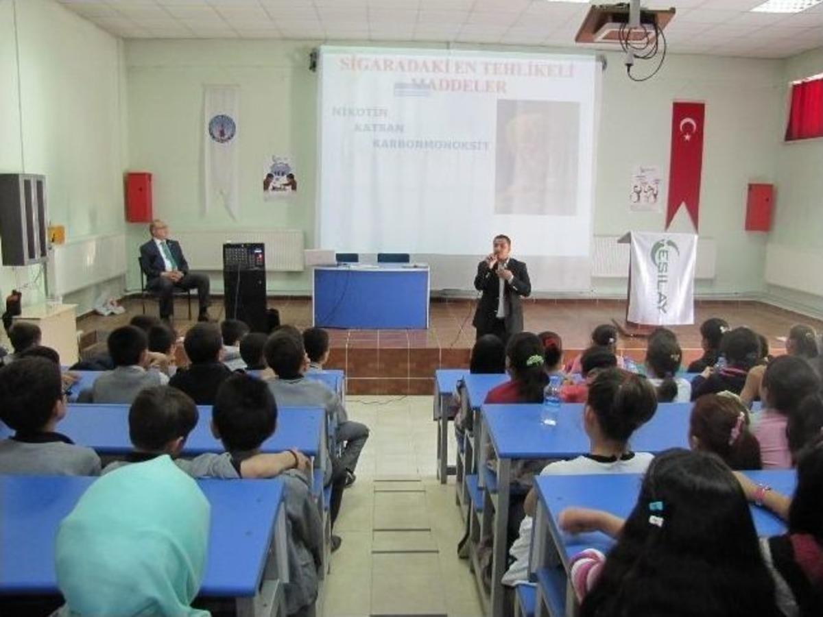 K&uuml;tahya Yeşilay Şubesinden &Ouml;ğrencilere Seminer