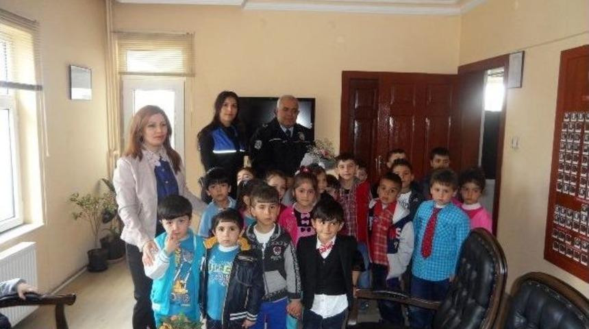 Sorgun&rsquo;da Anaokulu &Ouml;ğrencilerine Trafik Eğitimi Verildi