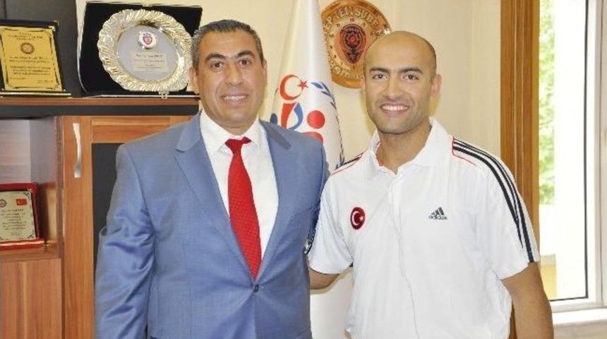 Avrupa İkincisi Karateci Şiran&rsquo;ı Ziyaret Etti