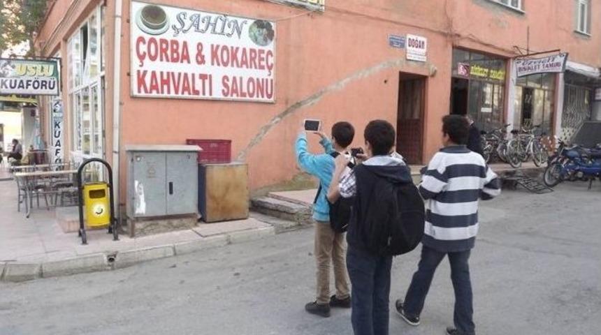 Seydişehir&rsquo;de &Ouml;ğrenciler Tabela Yazım Hatalarını Tespit Ediyor