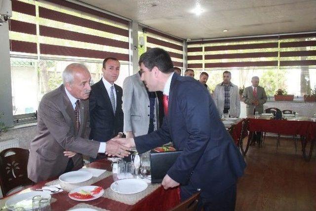 Başkan Asya, Basın Mensupları Ve Mahalle Muhtarları İle Bir Araya Geldi 1