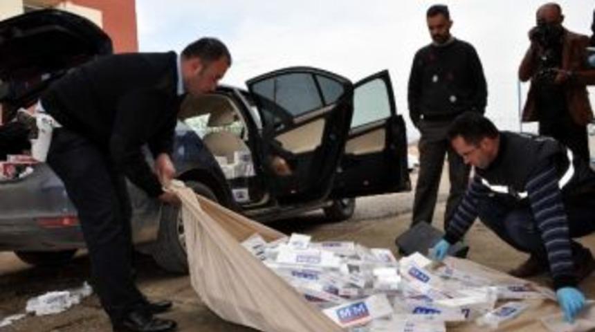 Suşehri&rsquo;nde 120 Bin Paket Ka&ccedil;ak Sigara Ele Ge&ccedil;irildi