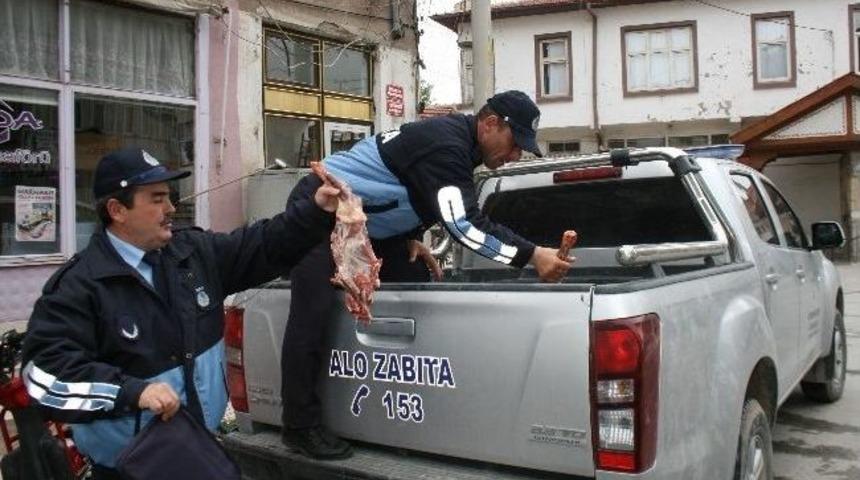 Bolvadin'de Kasap Denetimi