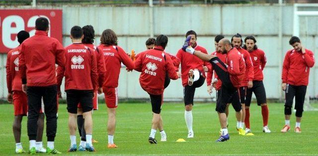 Samsunspor da, Ankaraspor Ma&ccedil;ı Hazırlıkları 1