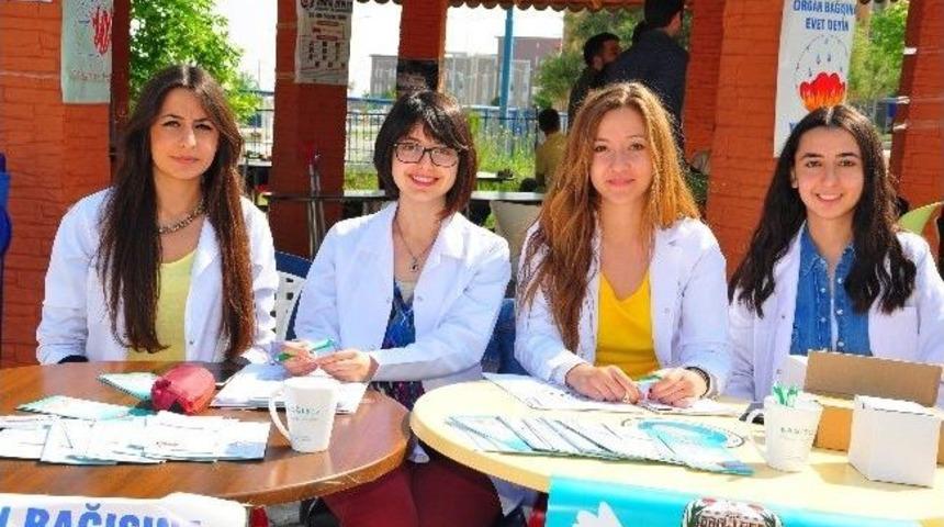 Tıp Fak&uuml;ltesi &Ouml;ğrencilerinden Organ Bağışı Kampanyası