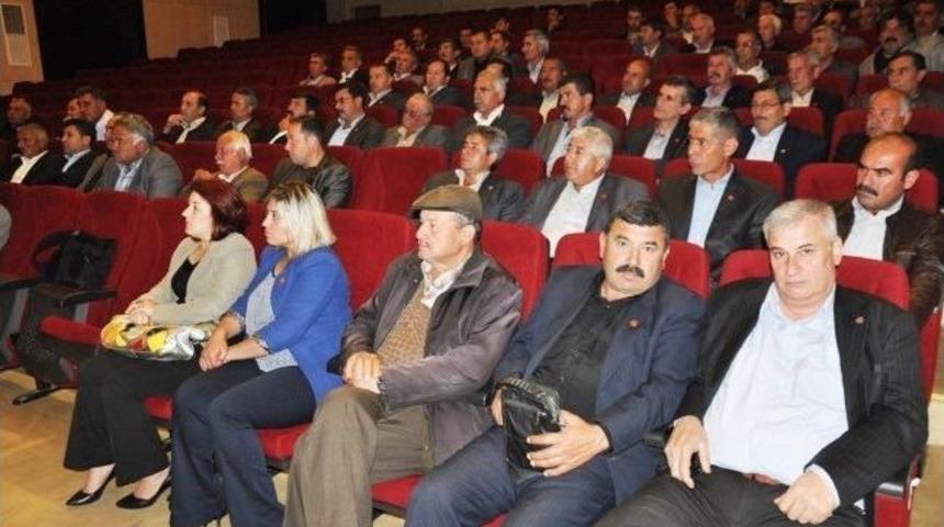 &Ouml;demiş'te Daire M&uuml;d&uuml;rlerinden Bilgilendirme Toplantısı