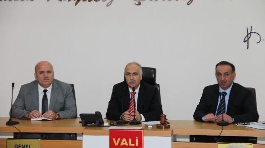 Vali Karahan İl Genel Meclisine Katıldı