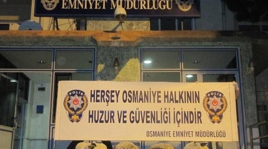 Osmaniye&rsquo;de Uyuşturucu Operasyonu