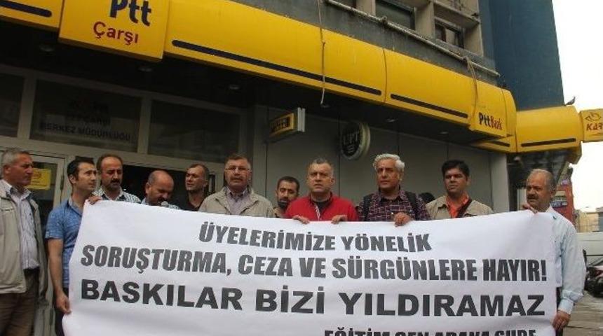 Eğitimcilerden &ldquo;fakslı&rdquo; Protesto