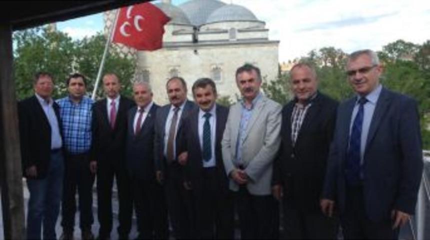 MHP MYK &Uuml;yesi Sancaklı, Partisinin Il Teşkilatını Ziyaret Etti