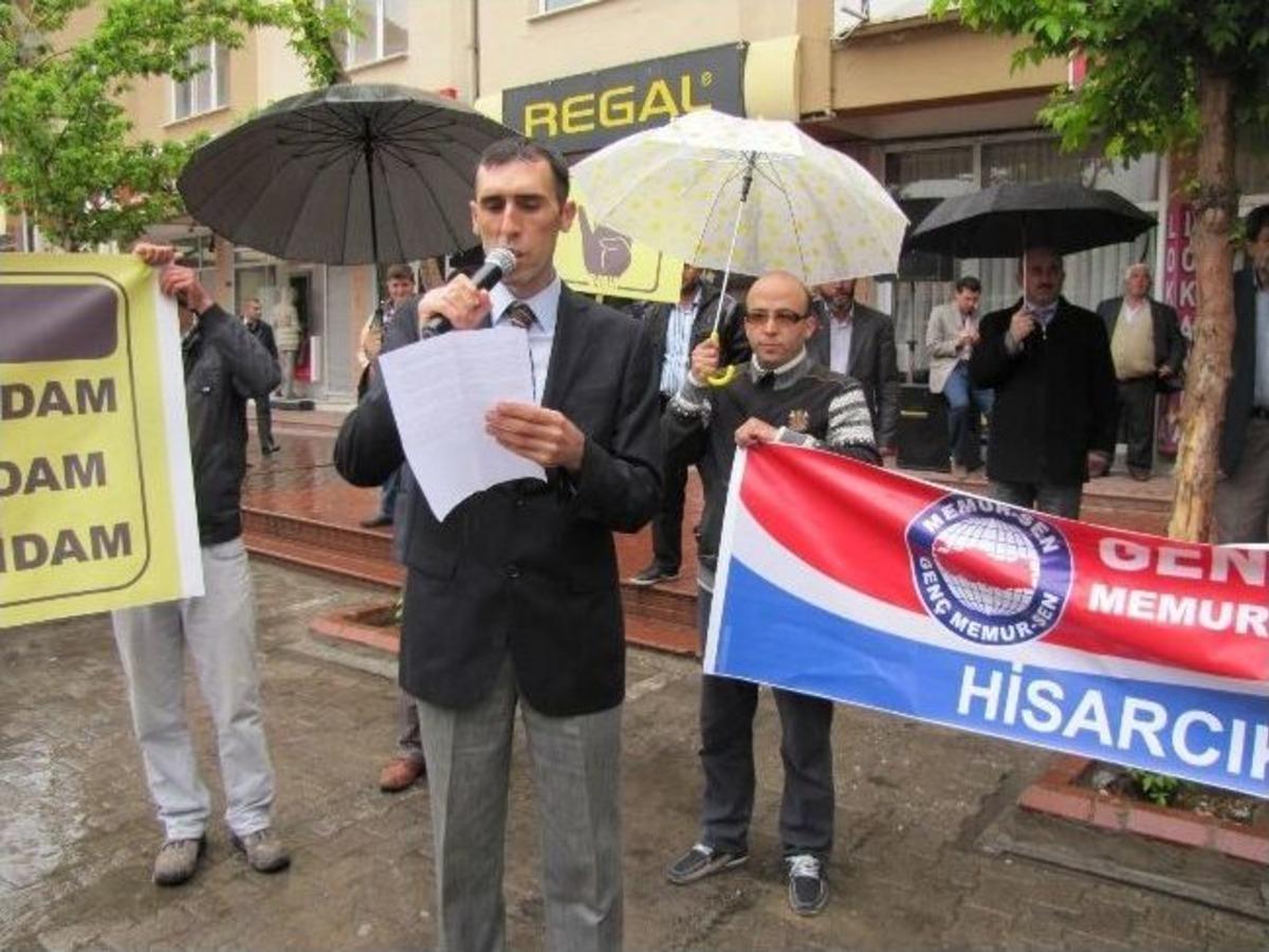 Hisarcık&rsquo;ta Mısır İ&ccedil;in Direniş Mitingi