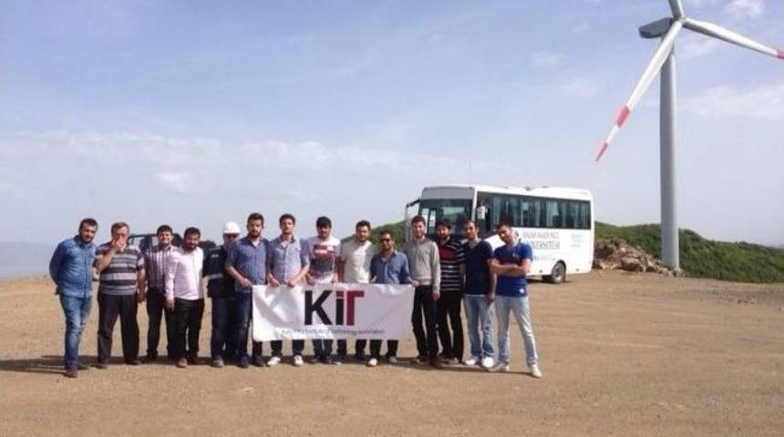 Hk&uuml; &Ouml;ğrencileri R&uuml;zg&acirc;r T&uuml;rbinini İnceledi