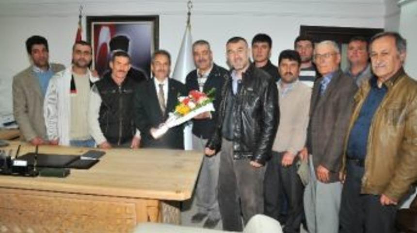 Akşender'den Başkan Akkaya&rsquo;ya Ziyaret