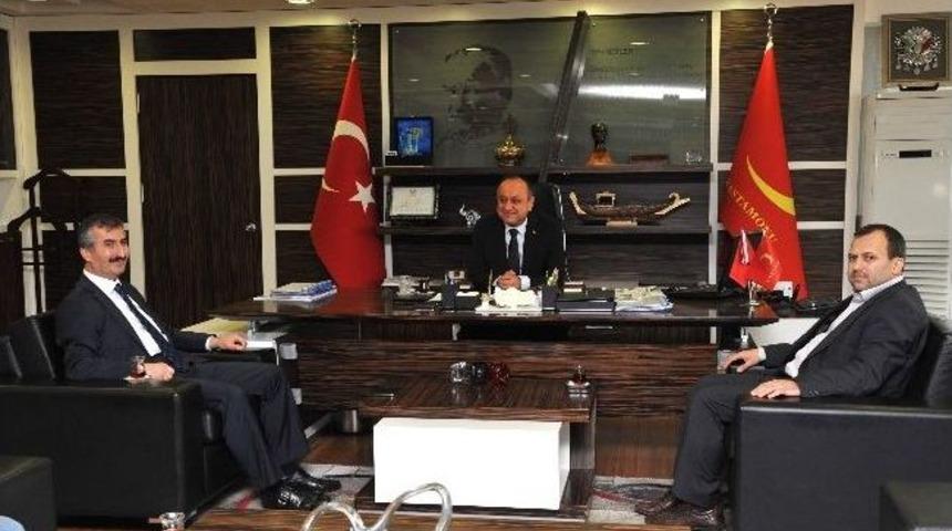 Bi&ccedil;er, Tahsin Babaş&rsquo;ı Ziyaret Etti