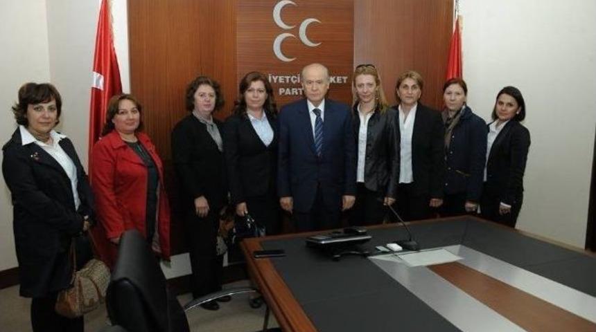 Mhp D&uuml;zce Heyeti Devlet Bah&ccedil;eli İle G&ouml;r&uuml;şt&uuml;