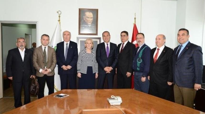 Add Genel Başkanı &Ccedil;&ouml;laşan&rsquo;dan Başkan S&ouml;zl&uuml;&rsquo;ye Ziyaret