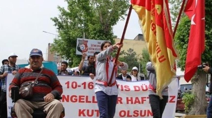 Van&rsquo;da Engelliler Haftası Kutlamaları Başladı