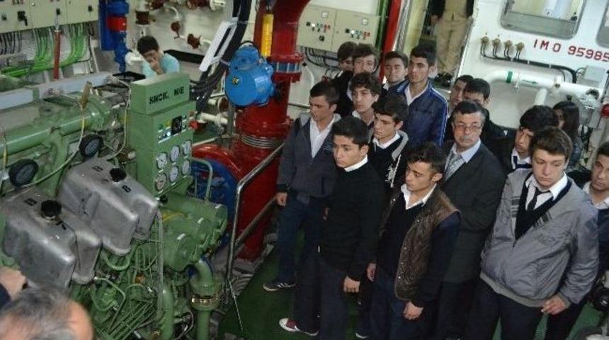 Denizcilik Meslek Lisesi &Ouml;ğrencilerine Pratik Eğitim