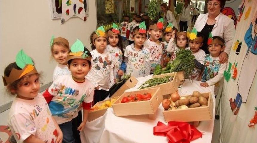 &Ouml;zel Sanko Anasınıflarında Sağlıklı Meyve-sebze Şenliği
