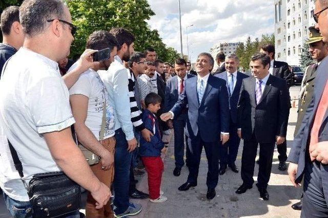 Cumhurbaşkanı G&uuml;l, Kocasinan Belediye Başkanı &Ccedil;elik i Ziyaret Etti 2