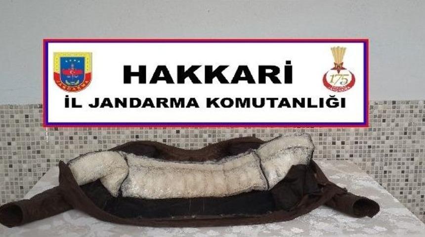 İranlı Uyuşturucu Kuryesi Hakkari&rsquo;de Yakalandı