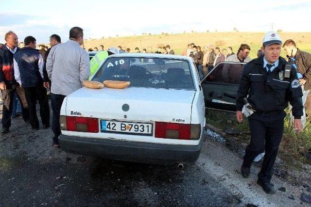 Konya’da 3 Araç Birbirine Girdi: 1 Ölü, 4 Yaralı 2