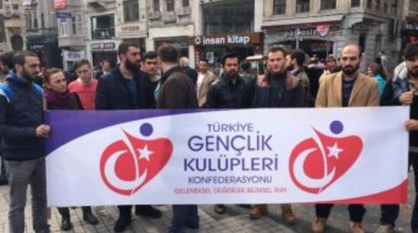 Gen&ccedil;lik Konfederasyonu Barolar Birliğini Protesto Etti