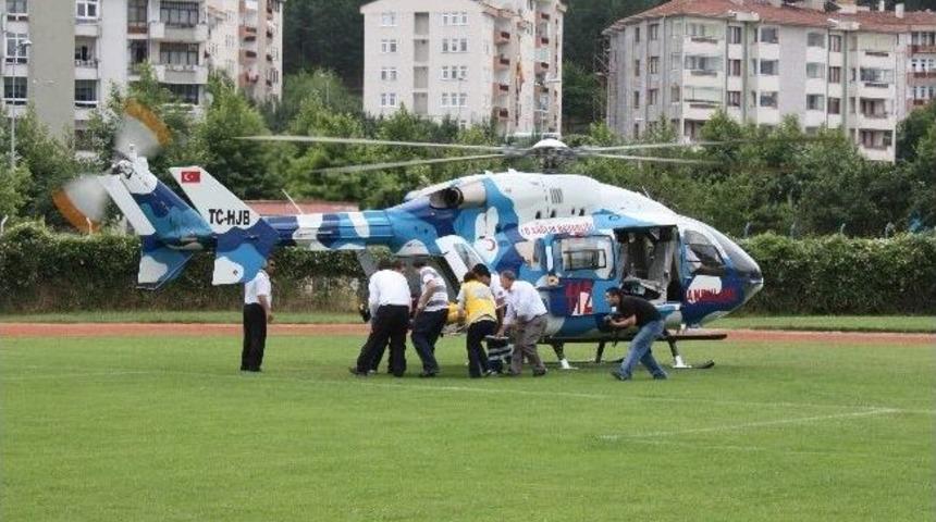 5 Ayda 15 Hasta Hava Ambulansıyla Sevkedildi