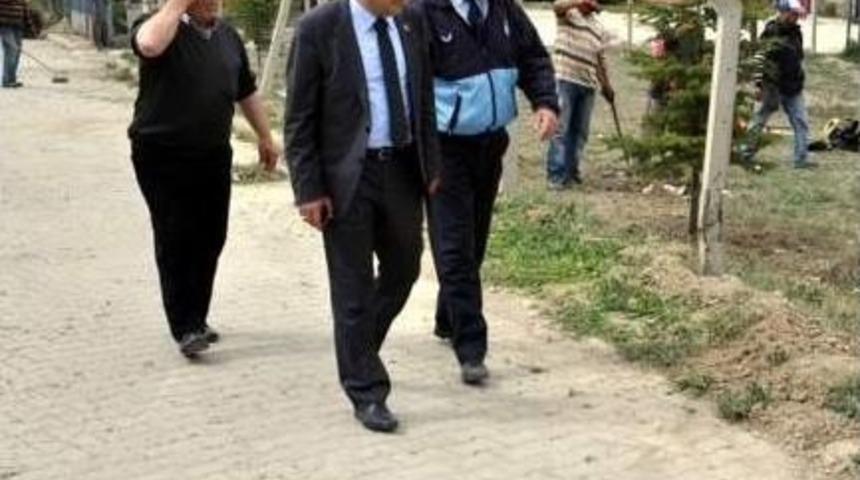 Seyitgazi'de G&ouml;r&uuml;nt&uuml;l&uuml; Kirliliği Oluşturan Yabani Otlar Temizleniyor
