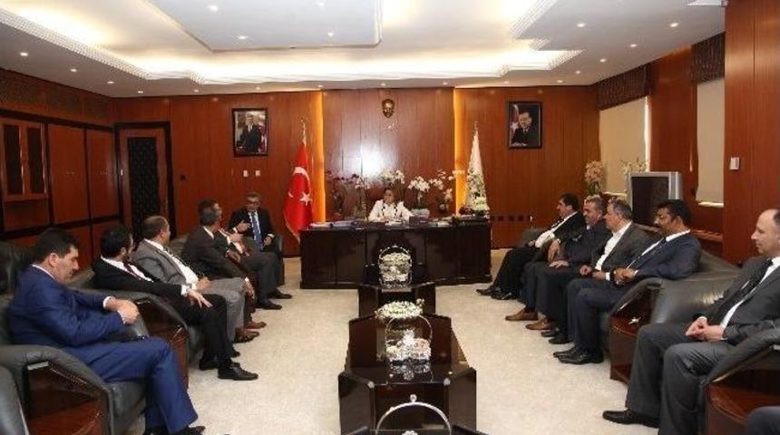 Selahattin Kaplan Ve Ekibi, Başkan Fatma Şahin&rsquo;i Ziyaret Etti