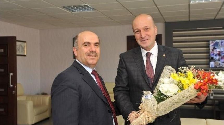 Boz&uuml;y&uuml;k Sgk&rsquo;dan Başkan Vekili Tun&ccedil;&rsquo;a Ziyaret