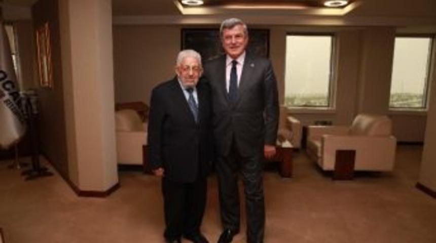 Başkan Karaosmanoğlu, Recai Kutan&rsquo;ı Ağırladı