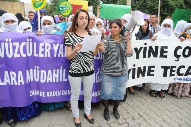 Cizre'de Tecavüz Protestosu