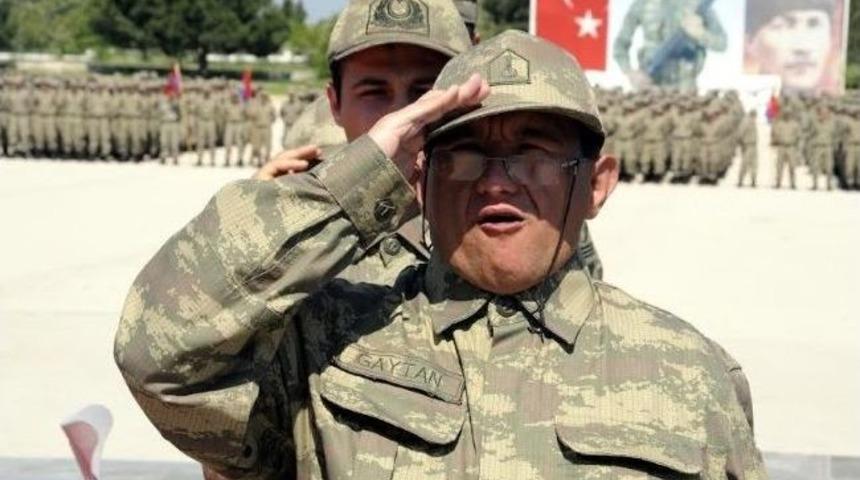 Bilecik'te 20 Engelli, Temsili De Olsa Askerlik Heyecanı Yaşadı