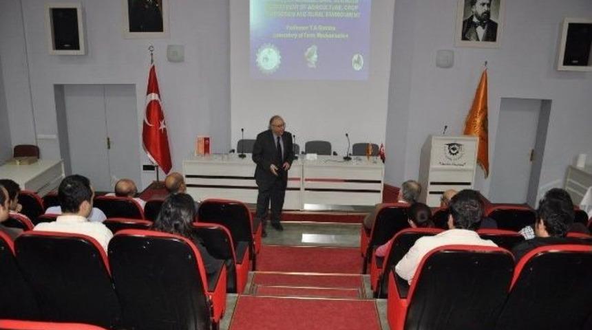 Namık Kemal &Uuml;niversitesi&rsquo;nde 'thesally &Uuml;niversitesi Ve Hassas Tarım' S&ouml;yleşisi Yapıldı