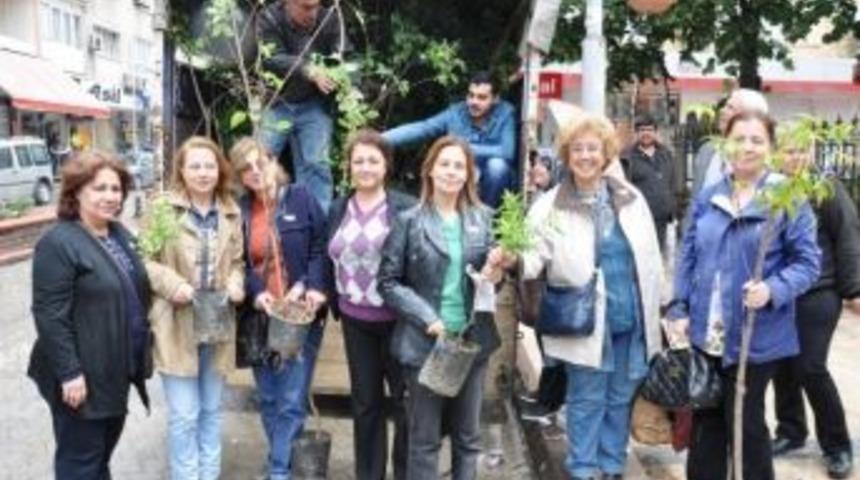 Chp &Ouml;demiş Kadın Kollarından &ldquo;her Anneye Bir Fidan&rdquo;