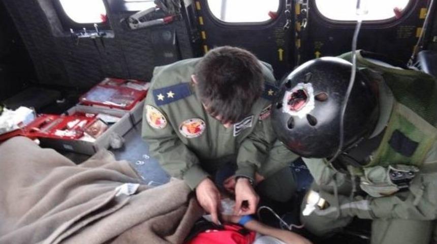 Askeri Helikopterle Kurtarılan Dağcı Taburcu Edildi