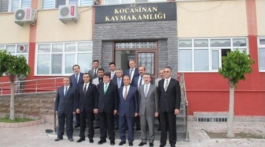 Kayso, Kocasinan Kaymakamı Ali Candan'ı Ziyaret Etti