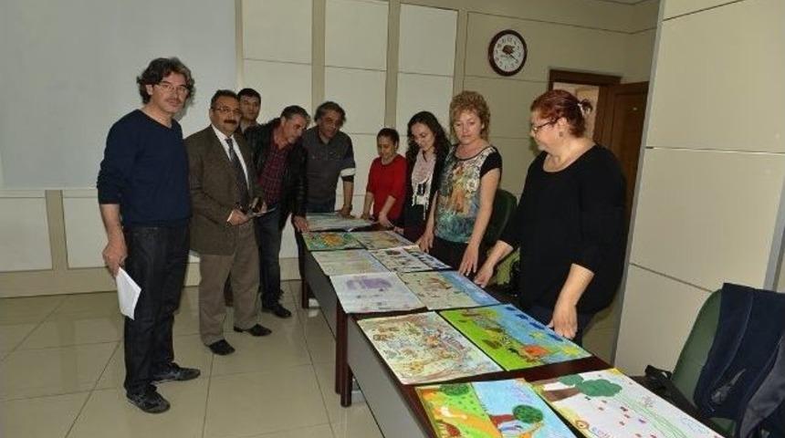 Resim Yarışmasında Dereceye Giren &Ouml;ğrenciler Belirlendi