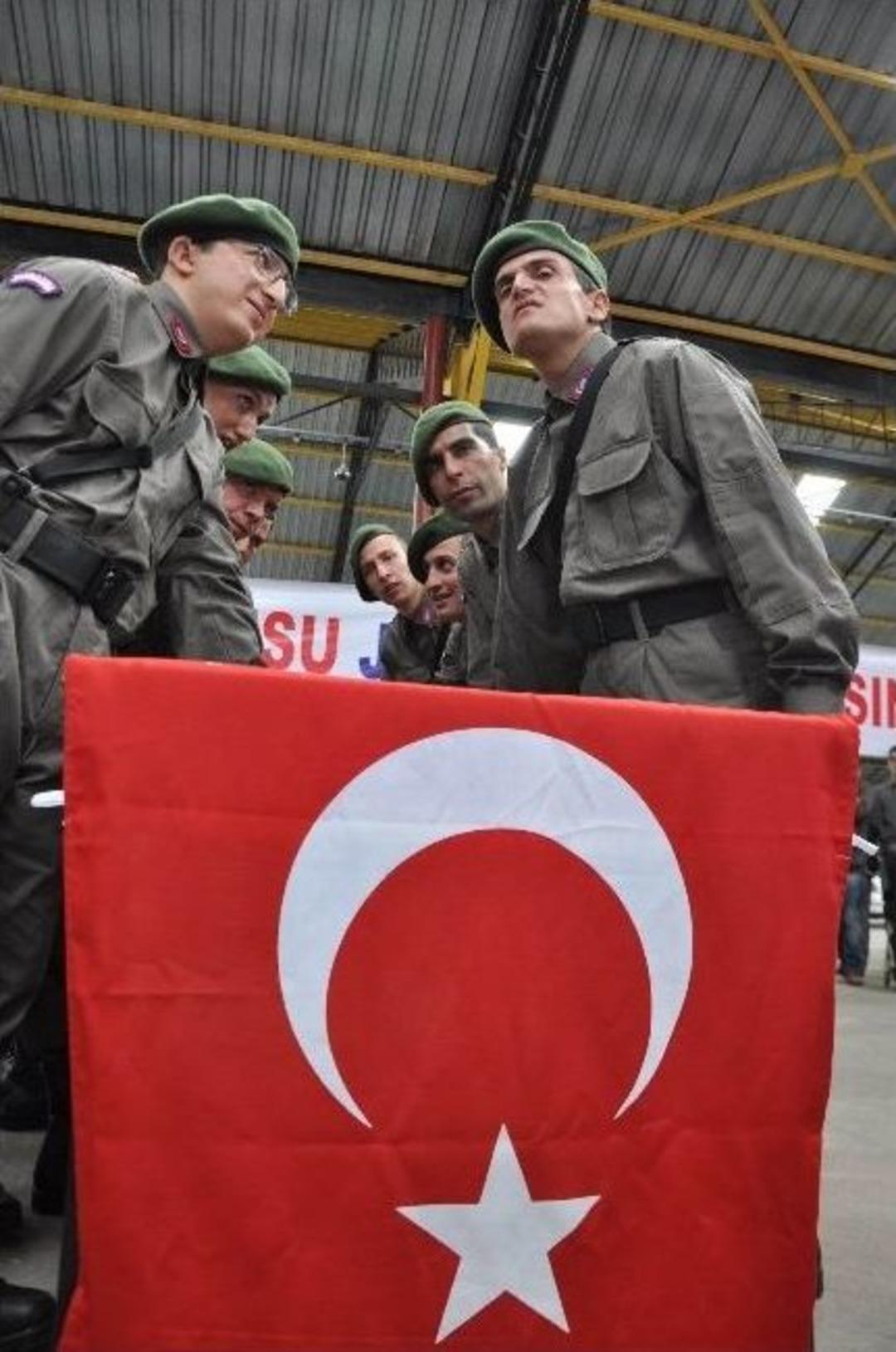 Seydişehir&rsquo;de Engelli Gen&ccedil;ler Asker Oldu