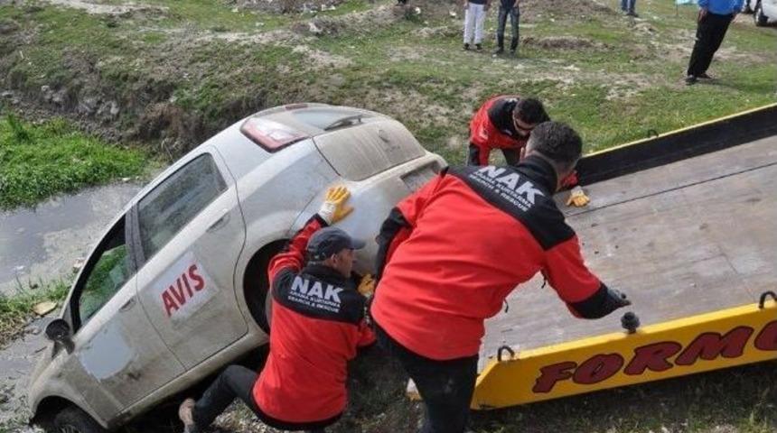 Eskişehir Ralli'sinde Kaza