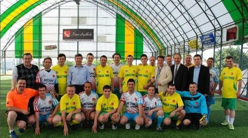 Edirne&rsquo;de Hastaneler Arası Futbol Turnuvası Yapıldı