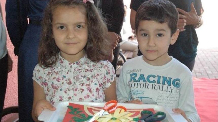 Minik &Ouml;ğrencilerden 140 Eserlik Ebru Sergisi