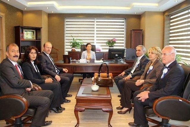 13 Esnaf Odası Ve Sgk&rsquo;dan Eş Başkana Ziyaret 2