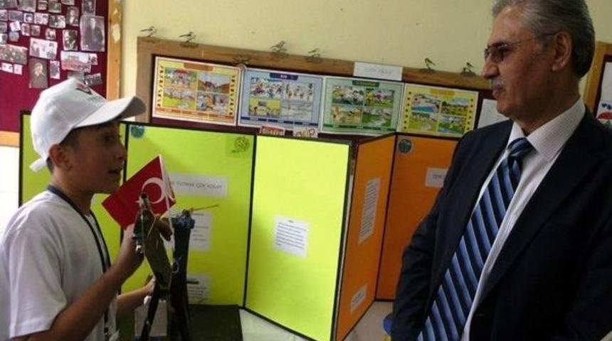 Fındıkpınarı Ortaokulu`nda 4006 Bilim Fuarı A&ccedil;ıldı